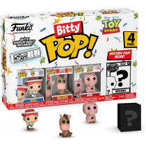Funko Pop 73041 Bitty Pop Toy Story Jessie Bullseye Hamm e una Mini Figura Misteriosa a Sorpresa
