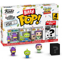 Funko Pop 73043 Bitty Pop Toy Story Zurg Alien Buzz Lightyear e una Mini Figura Misteriosa a Sorpresa