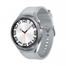 Samsung Galaxy Watch6 Classic Watch6 Classic 3,81 cm (1.5") OLED Digitale 480 x 480 Pixel Touch screen Argento Wi-Fi GPS (satellitare)