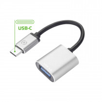 Celly PROUSBCUSBDS cavo USB USB 3.2 Gen 1 (3.1 Gen 1) USB C USB A Argento
