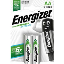 Energizer Accu Recharge Extreme 2300 AA BP2 Batteria ricaricabile Stilo AA Nichel-Metallo Idruro (NiMH)