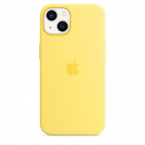 Custodia Cover Case MagSafe in silicone per iPhone 13 - Scorza di limone