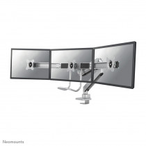 Neomounts NM-D775DX3SILVER supporto da tavolo per Tv a schermo piatto 68,6 cm (27") Argento