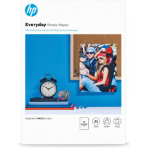 HP Carta Fotografica Photo Everyday Q5451A bianco lucido A4 200g 25 fogli