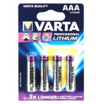 Varta 4x AAA Lithium Batteria monouso Mini Stilo AAA Litio