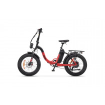 Jeep E-BIKES Phoenix Nero, Rosso Alluminio Taglia unica 50,8 cm (20") 25 kg