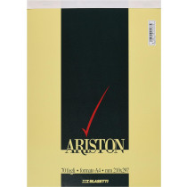 1069 Ariston Blocconotes Punto Metallico Cf10 A4 5Mm Copertina Goffrata Multicolore