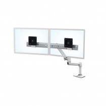 Ergotron LX Series Desk Dual Direct Arm 63,5 cm (25") Bianco Scrivania