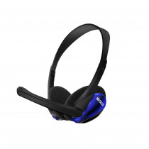 SGS SGSRAPTORBL Cuffia con Filo da Gaming Raptor con Microfono Blu