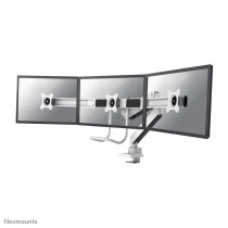 Neomounts NM-D775DX3WHITE supporto da tavolo per Tv a schermo piatto 68,6 cm (27") Bianco