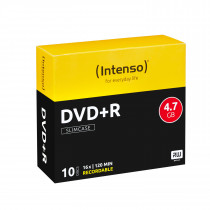 Intenso DVD+R 4.7 GB 16x 4,7 GB 10 pz