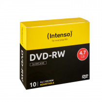 Intenso DVD-RW 4.7GB, 4x 4,7 GB 10 pz
