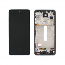 Lcd Samsung Display con Frame GH82-26861D GH82-26863D Galaxy A52S 5G A528 Bianco Originale Service Pack