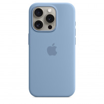 Apple Custodia Cover Case MagSafe in Silicone per Iphone 15 Pro A2848 Blu Inverno