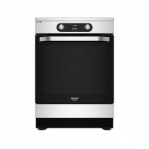 Cucina Hotpoint HS68IQ8CHX/E Piano Cottura a Induzione Forno Elettrico Classe A Nero Acciaio Inossidabile