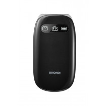 Brondi Amico Comfort 7,11 cm (2.8") Nero Telefono di livello base