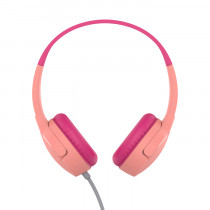 Belkin Sound Form Mini Kids Cuffie Cablato a Padiglione Chiamate Musica Rosa