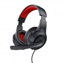 Trust 24785 Cuffie Cablato a Padiglione da Gaming Rosso Nero