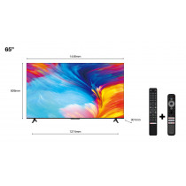 Tcl Serie P63 P635 65 Pollici 4K Ultra HD Smart TV Wi-Fi Nero