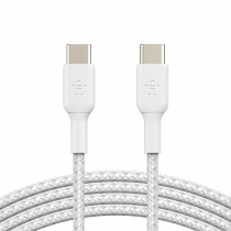 Belkin CAB004BT1MWH2PK Pack Cavo Intrecciato USB-C to USB-C 1 Metro Bianco