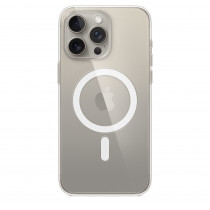 Apple Custodia Cover Case MagSafe per Iphone 15 Pro Max A2849 Trasparente