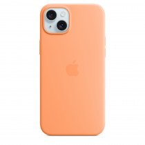 Apple Custodia Cover MagSafe in Silicone per Iphone 15 Plus A3094 Aranciata