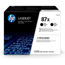 HP Confezione 2 Cartucce Toner Nero Originale ad Alta Capacita' LaserJet 87X