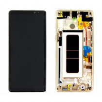 Lcd Display Samsung GH97-21065D GH97-21066D per Galaxy Note 8 N950 Gold Oro Service Pack Originale Service Pack