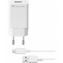 Cellularline Micro USB Samsung Caricabatterie veloce con cavo Micro USB per dispositivi Samsung