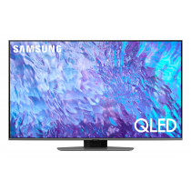 Samsung Series 8 TV QE50Q80CATXZT QLED 4K Smart TV 50 Pollici Processore Neural Quantum 4K Dolby Atmos e OTS Lite Carbon Silver 2023