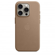 Apple Custodia Cover Case MagSafe in Tessuto Finewoven per Iphone 15 Pro A2848 Grigio Talpa