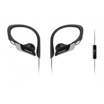 Panasonic RP-HS35ME Auricolari Cablato con Microfono a Clip Sport Nero