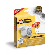 Meliconi 656102 Supporti Anti Vibrazione per Lavatrice Piedi 4 Pezzi