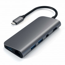 Satechi ST-TCMM8PAM hub di interfaccia USB 3.2 Gen 1 (3.1 Gen 1) Type-C 625 Mbit/s Grigio