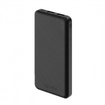 Celly PBE10000 Powerbank Batteria Portatile Ioni di Litio 10000 mAh Nero