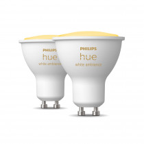 Philips Hue White ambiance 2 Lampadine Smart GU10 35 W