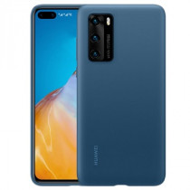 Custodia Silicon Protective Cover Case Slim Originale Huawei per P40 ANA-AN00 ANA-TN00 Blu