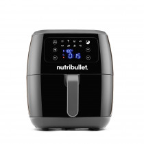 NutriBullet XXL Digital Air Fryer Friggitrice ad Aria Calda Singolo 7 L Indipendente 1800 W Nero