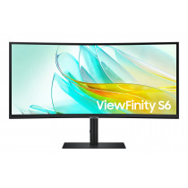 Samsung ViewFinity Monitor HRM S6 - S65UC da 34 Pollici WQHD Curvo Nero