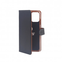 Celly Wally Custodia a Libro Cover Case per Apple Iphone 12 Nero Marrone