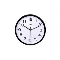 Trevi OM 3302 S Orologio da Parete Quartz Clock Rotondo Bianco Nero
