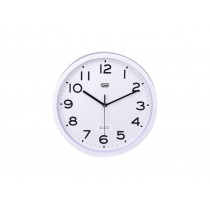 Trevi OM 3302 S Orologio da Parete Quartz Clock Rotondo Bianco