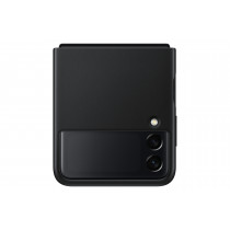 Custodia Leather Cover Samsung EF-VF711LBEGWW per Galaxy Z Flip 3 2021 SM-F711 Nero