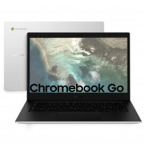 Samsung Galaxy Chromebook Go N4500 35,6 cm (14") HD Intel® Celeron® N 4 GB LPDDR4x-SDRAM 64 GB eMMC Wi-Fi 6 (802.11ax) ChromeOS Argento