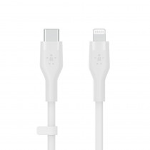 Belkin Cbl Silicone USB-C LTG 3M blc cavo USB USB C USB C/Lightning Bianco