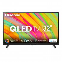 Hisense TV QLED FHD 32” 32A5KQ Smart TV, Wifi, Quantum Dot Colour, USB Type-C, Stand Reclinabile