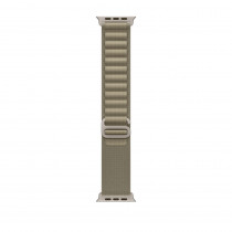 Apple MT5V3ZM/A Cinturino Alpine Loop per Apple Watch 49 mm L Poliestere Riciclato Titanio Oliva