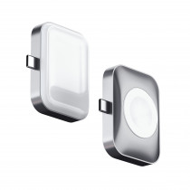 Satechi ST-UC2WCDM Caricabatterie per Dispositivi Mobili Usb Carica Wireless Argento Bianco