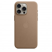 Apple Custodia Cover Case MagSafe in Tessuto Finewoven per Iphone 15 Pro Max A2849 Grigio Talpa