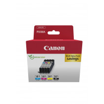 Canon 2103C006 Cartuccia d'Inchiostro 4 pz Originale Nero Ciano Magenta Giallo